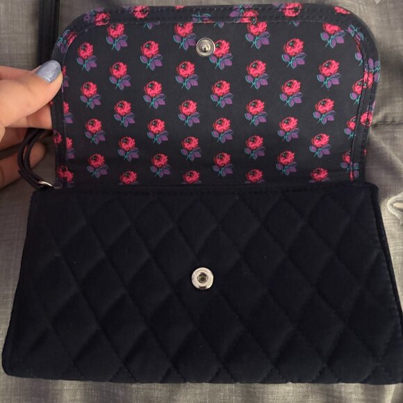 Vera Bradley Wristlet Wallet - Classic Navy - Picture 2 of 5